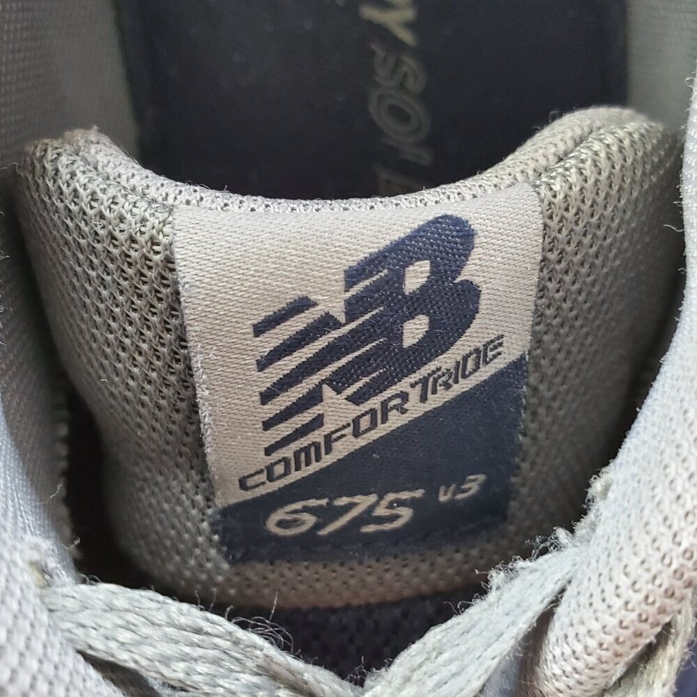 New Balance Mens 675 V3 Running Shoes Size 10.5 D Navy & Gray Acteva Midsole - Picture 4 of 10